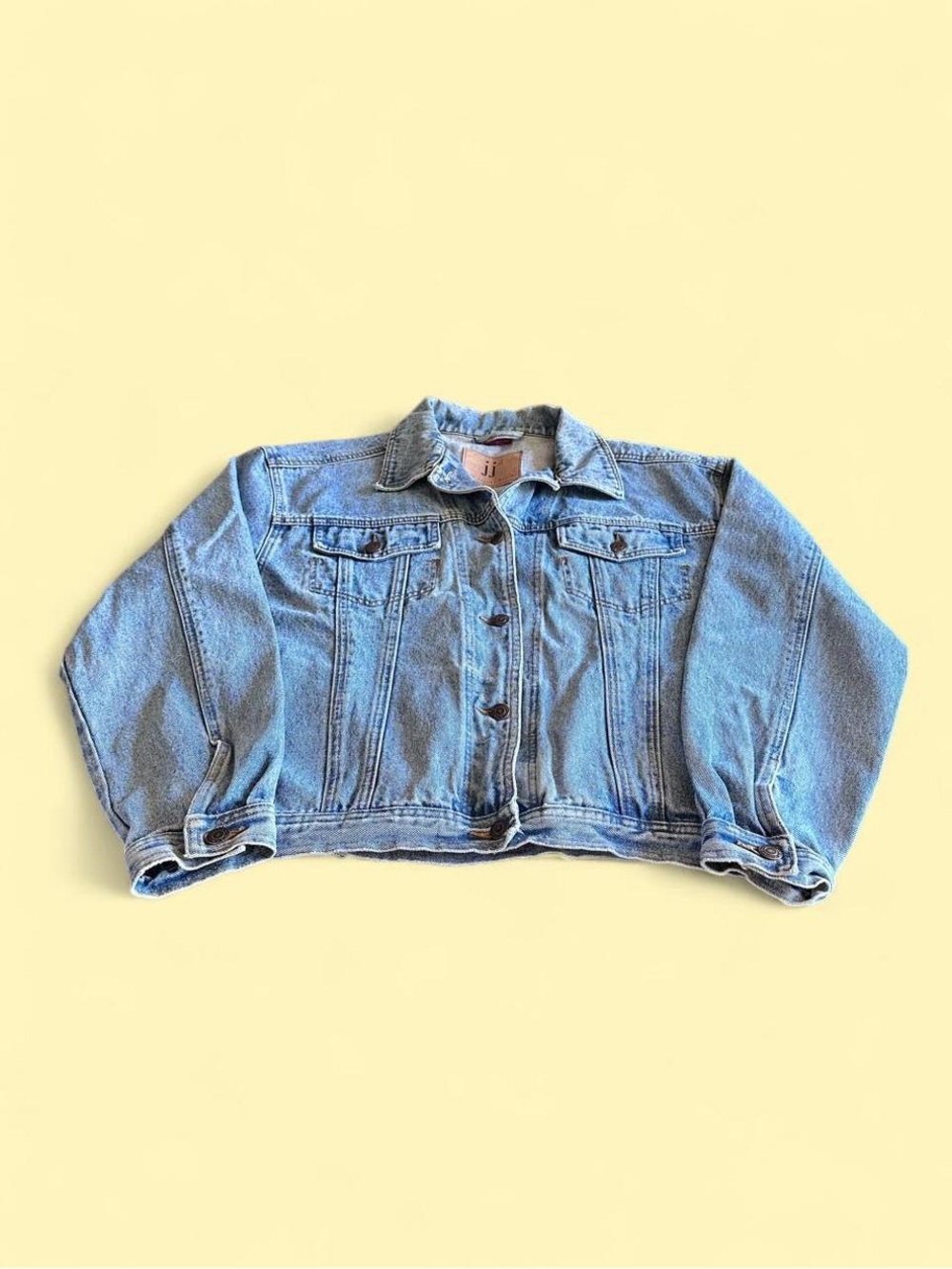 Vintage Jay Jacobs Western Denim Jacket Faded Light Wash Women’s Size M